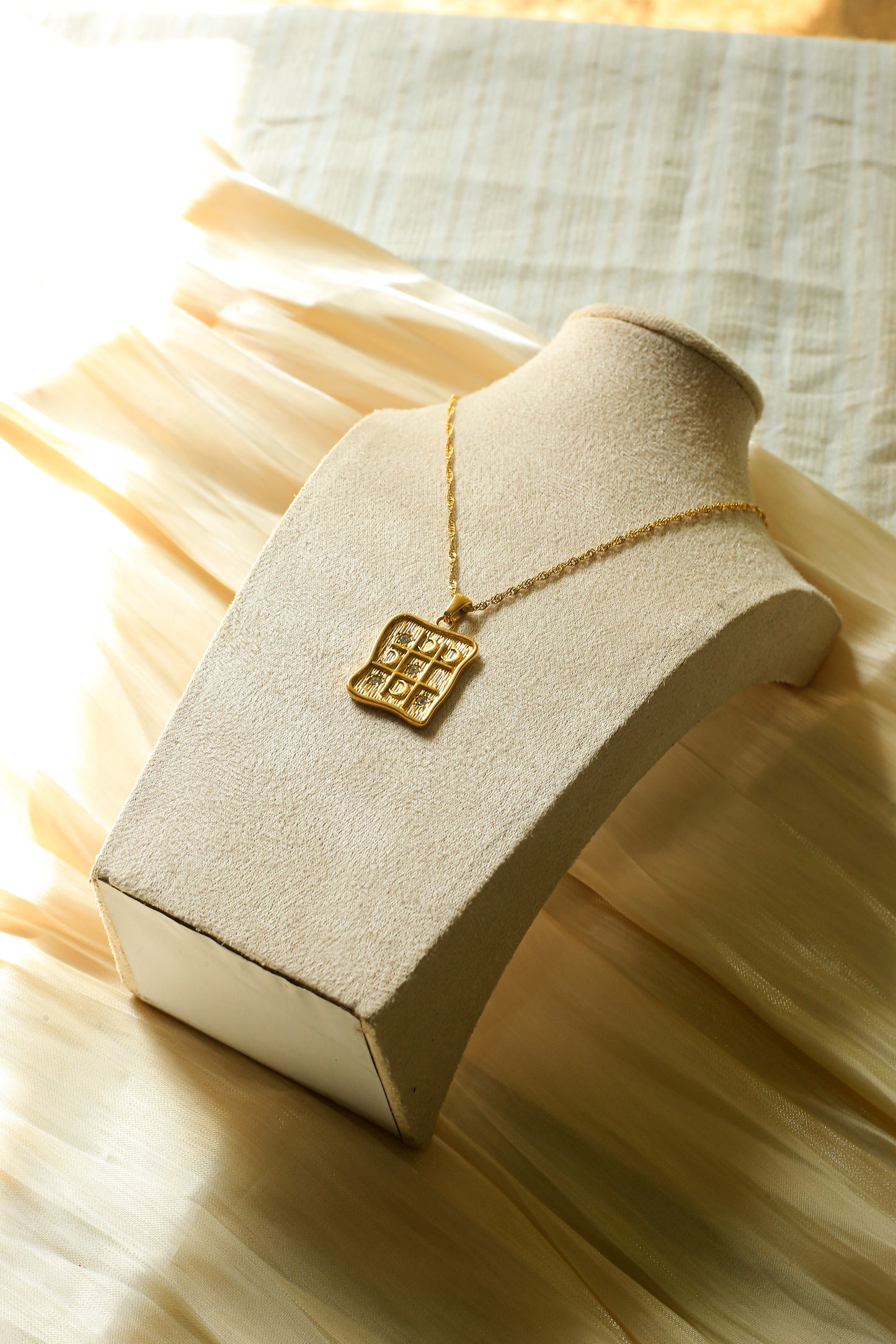 Tic Tac Toe Necklace