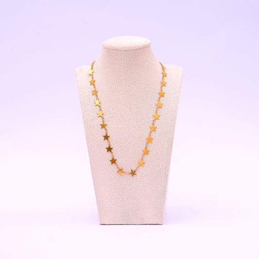 Starry Path Necklace Silver - HONEY & CO.