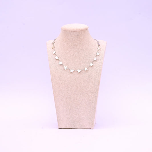 Starry Path Necklace Silver - HONEY & CO.