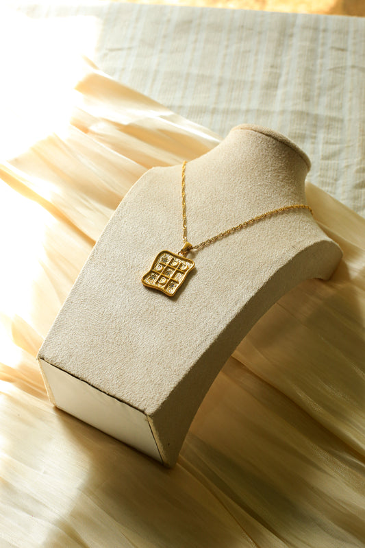 Tic Tac Toe Necklace